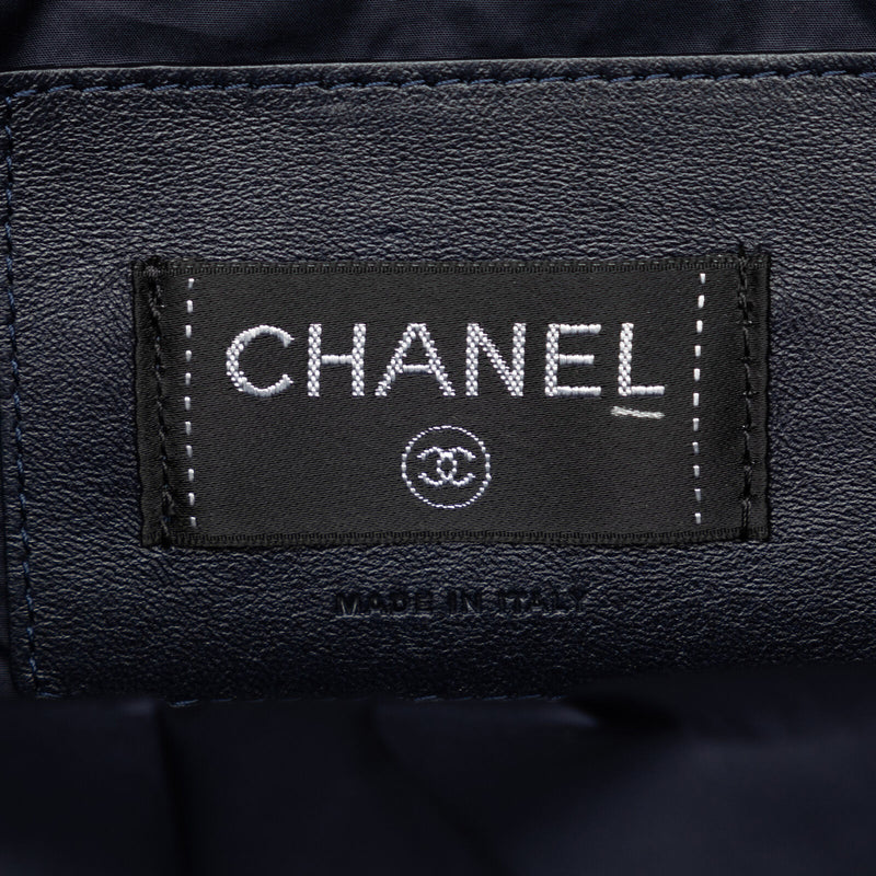 Chanel Doudoune Black Nylon Fabric