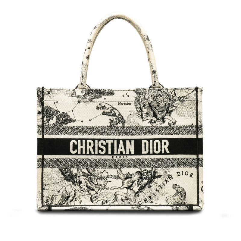 Dior Small Zodiac Book Tote White