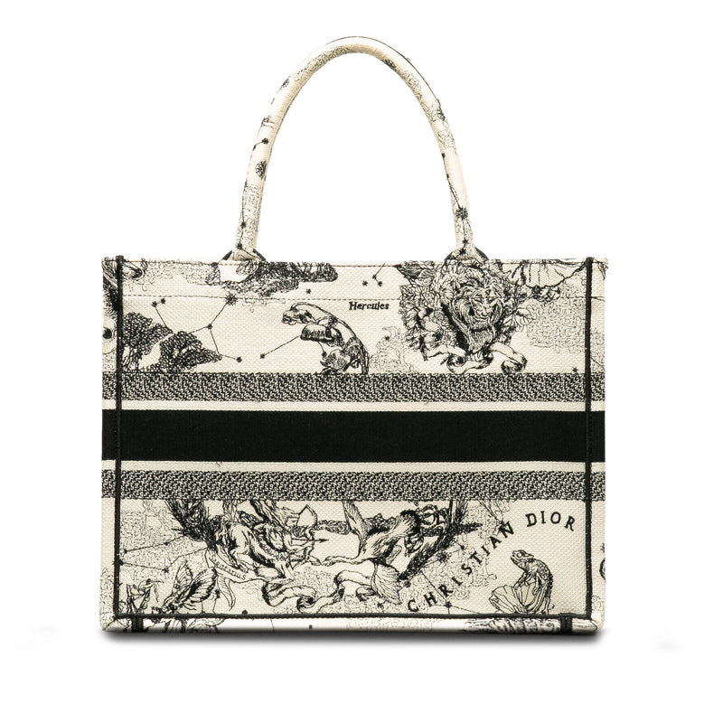 Dior Small Zodiac Book Tote White