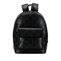 Gucci Gg Embossed Black Calf