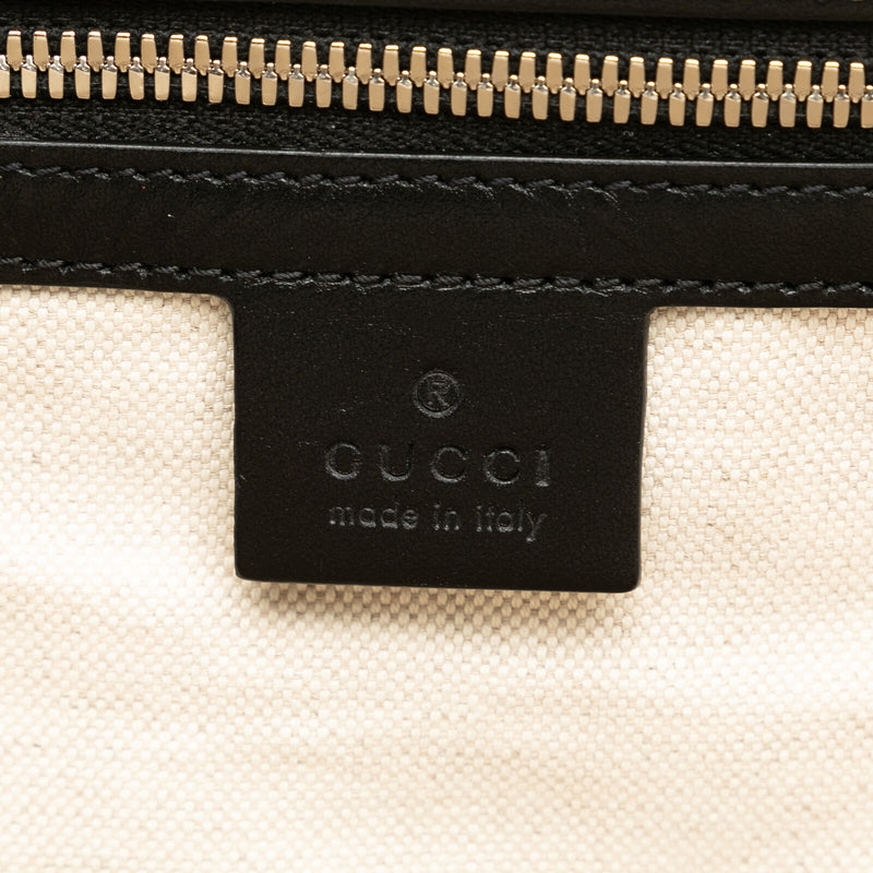 Gucci Gg Embossed Black Calf