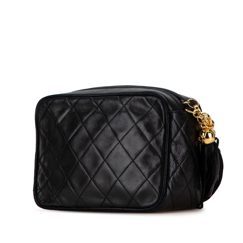 Chanel Mini Lambskin Cc Tassel