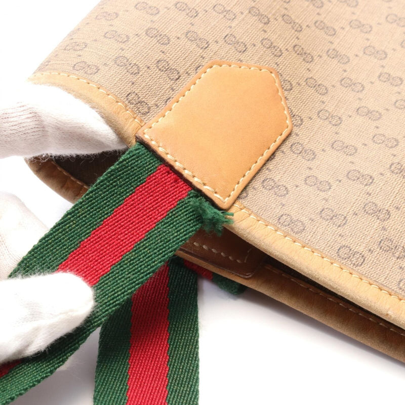 Gucci Old Micro Gg Sherry Line Tote Bag