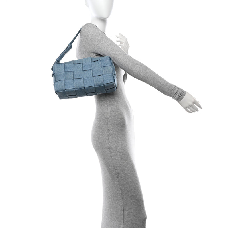 Bottega Veneta Denim Maxi Intrecciato