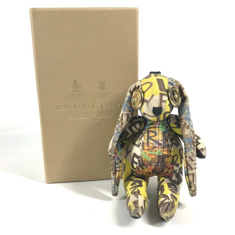 Burberry Check Rabbit Bag Charm Key