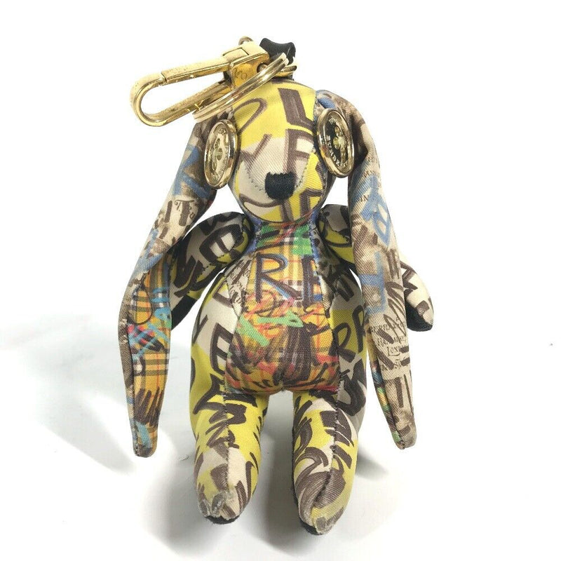 Burberry Check Rabbit Bag Charm Key