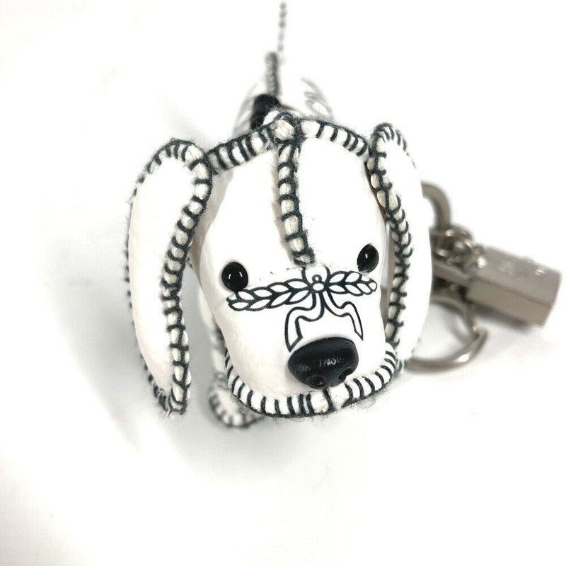 Mcm Vicetos Logo Dog Bag Charm Key