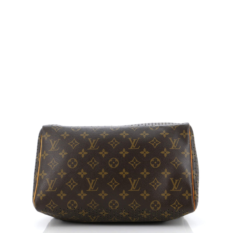 Louis Vuitton Speedy Handbag Perforated