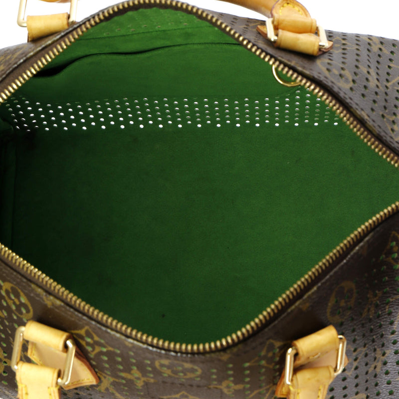 Louis Vuitton Speedy Handbag Perforated