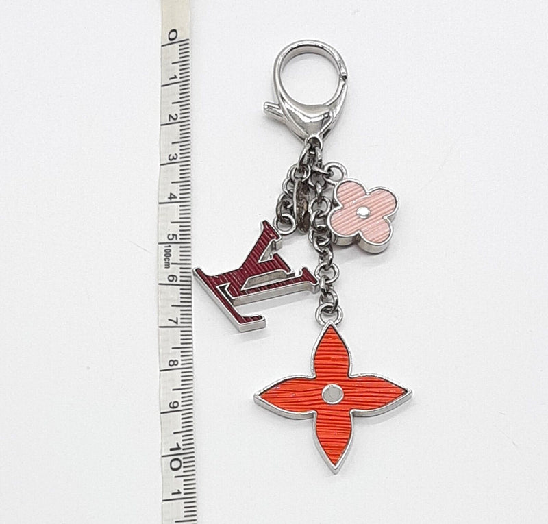 Louis Vuitton Bag Charm Key Ring Fleur