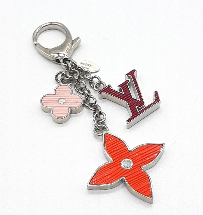 Louis Vuitton Bag Charm Key Ring Fleur