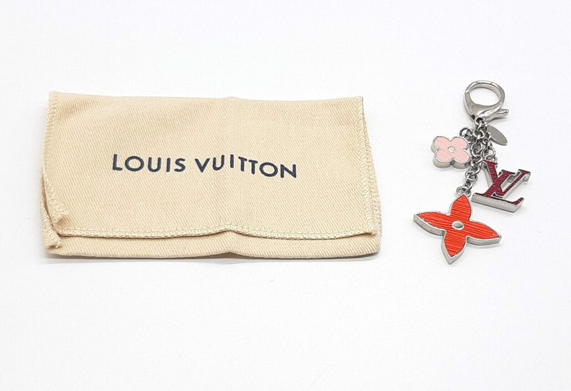 Louis Vuitton Bag Charm Key Ring Fleur