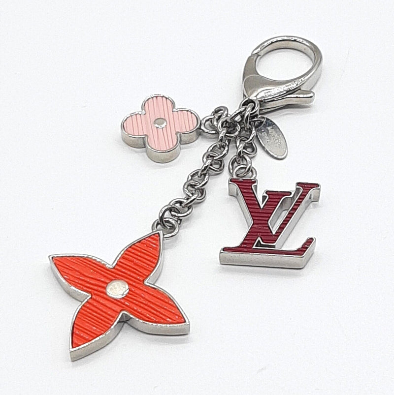 Louis Vuitton Bag Charm Key Ring Fleur