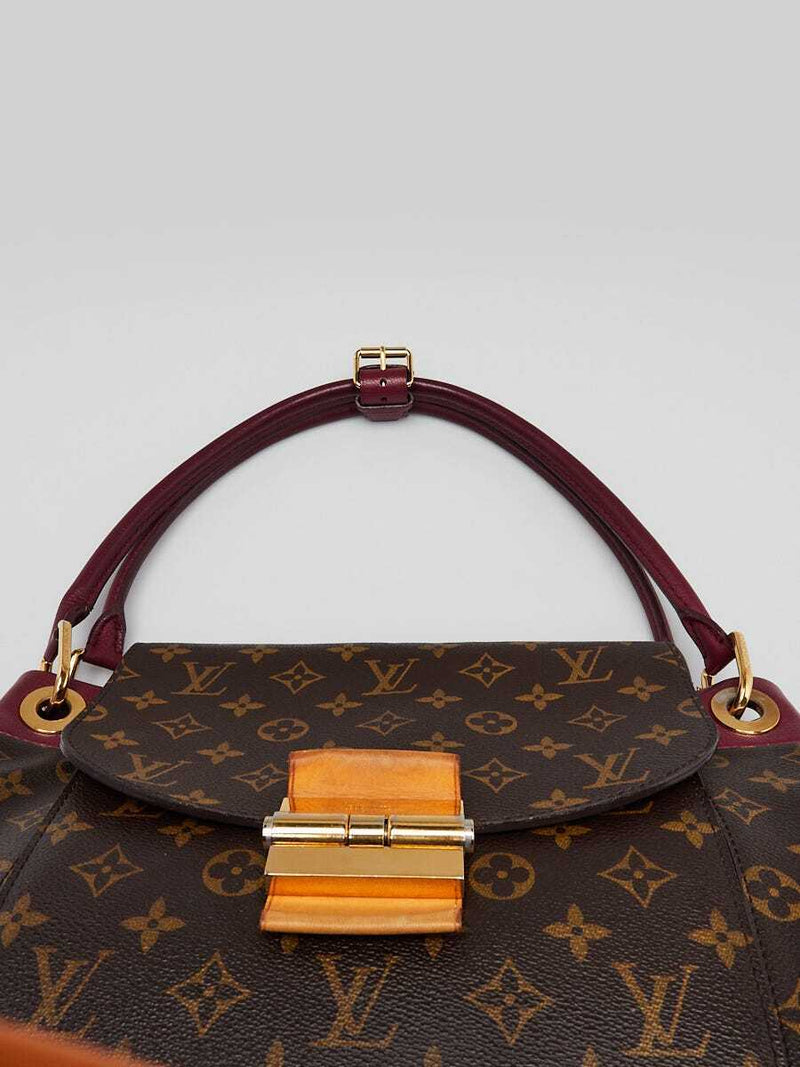 Louis Vuitton Bordeaux Canvas Olympe Bag