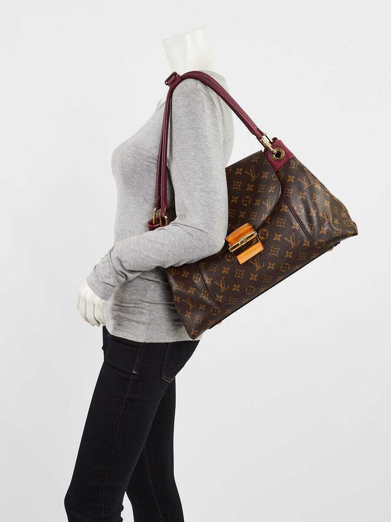 Louis Vuitton Bordeaux Canvas Olympe Bag