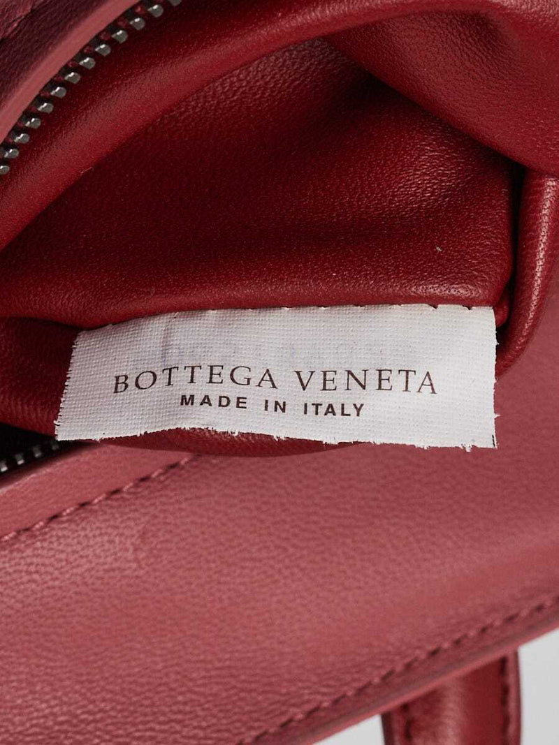 Bottega Veneta Red/Pink Leather Studded