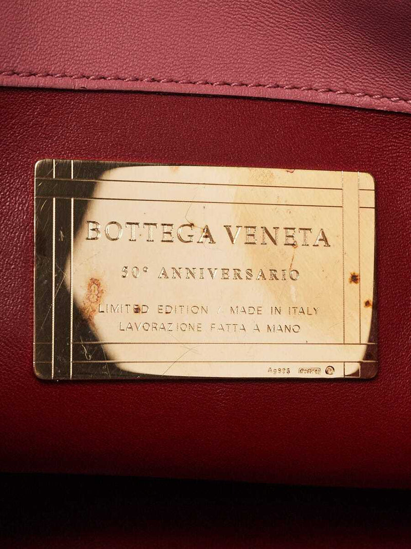 Bottega Veneta Red/Pink Leather Studded