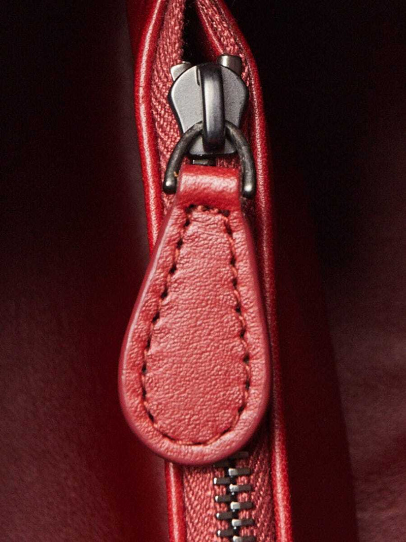 Bottega Veneta Red/Pink Leather Studded