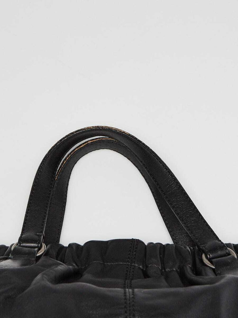 Valentino Black Nappa Leather And