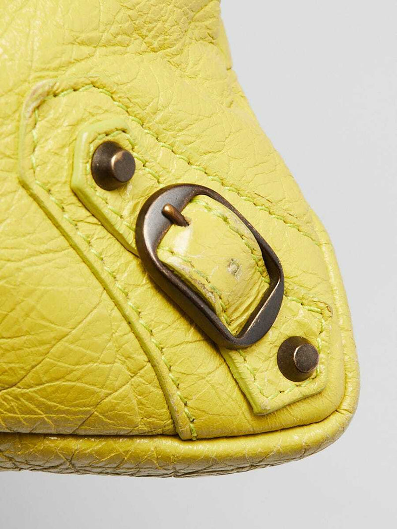 Balenciaga Jaune Poussin Lambskin