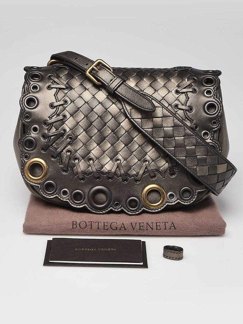 Bottega Veneta Bronze Intrecciato Woven