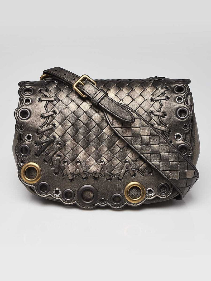 Bottega Veneta Bronze Intrecciato Woven