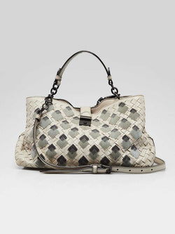 Bottega Veneta Light Grey Intrecciato