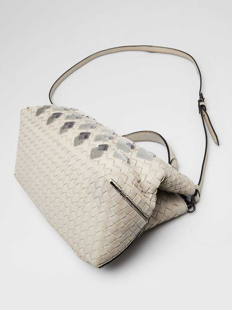 Bottega Veneta Light Grey Intrecciato