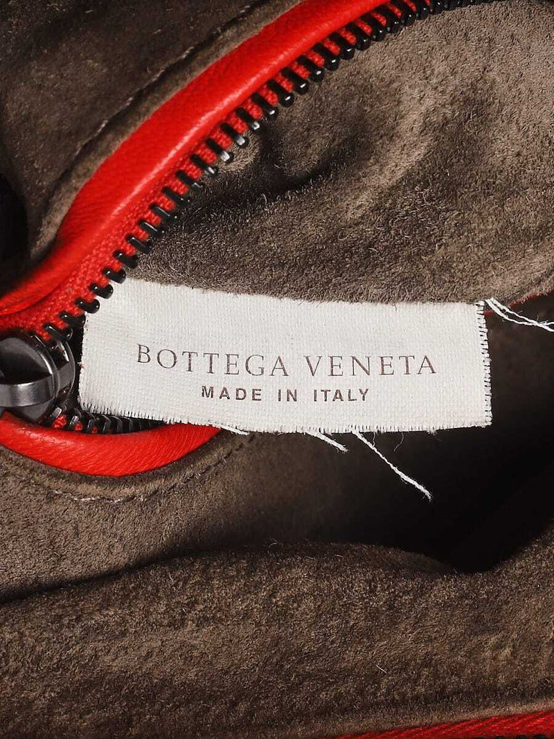 Bottega Veneta Red Intrecciato Woven