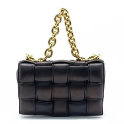 Bottega Veneta Black Padded Chain