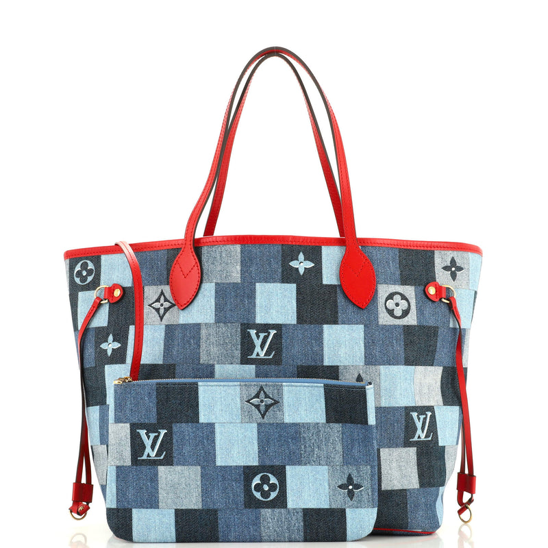 Louis Vuitton Neverfull Tote Damier And