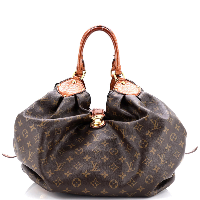 Louis Vuitton Xl Hobo Canvas And