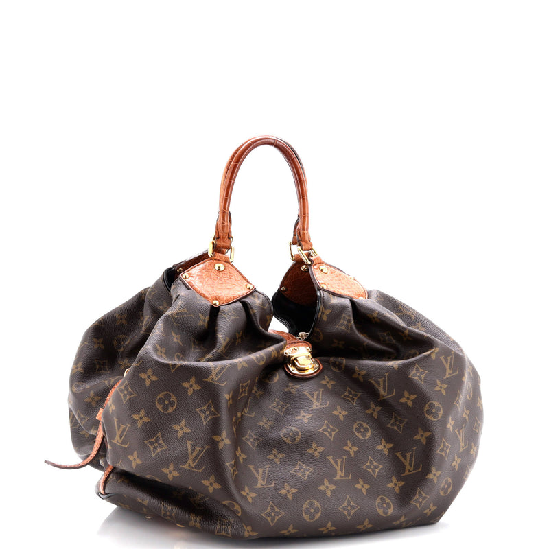 Louis Vuitton Xl Hobo Canvas And