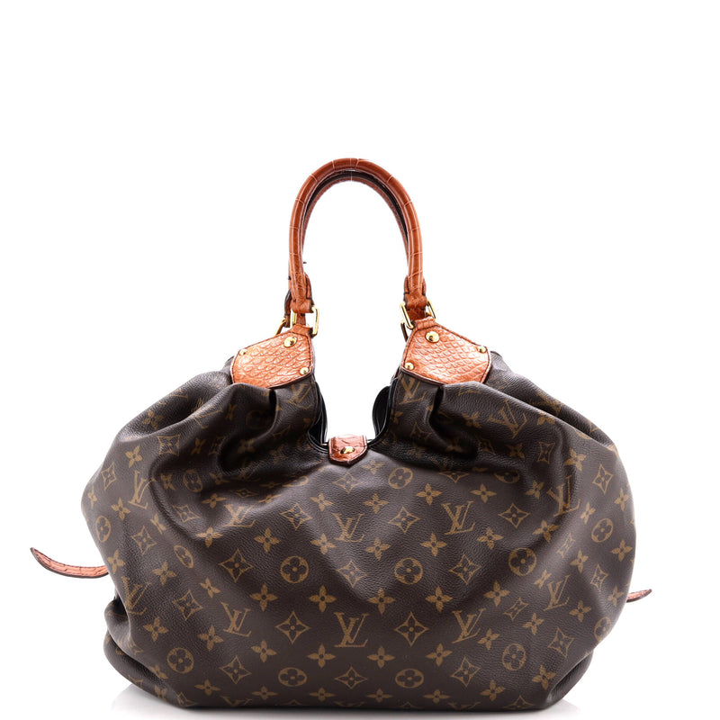 Louis Vuitton Xl Hobo Canvas And