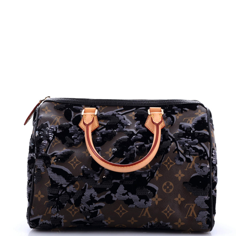 Louis Vuitton Speedy Handbag Fleur De