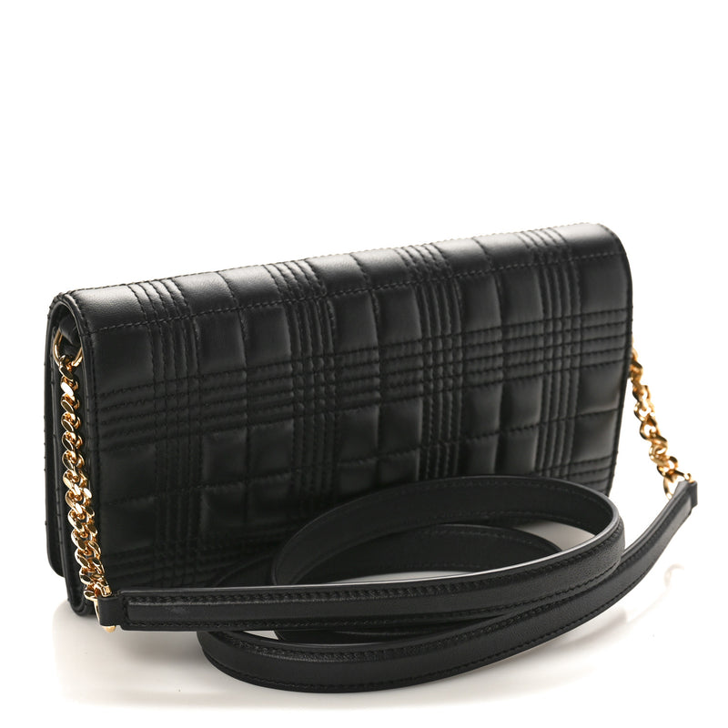 Burberry Lambskin Quilted Lola Chain