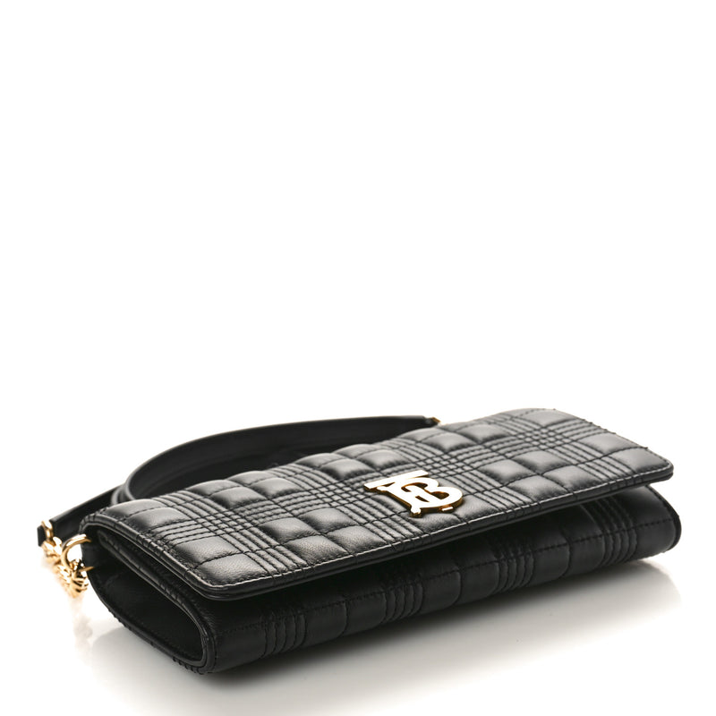 Burberry Lambskin Quilted Lola Chain