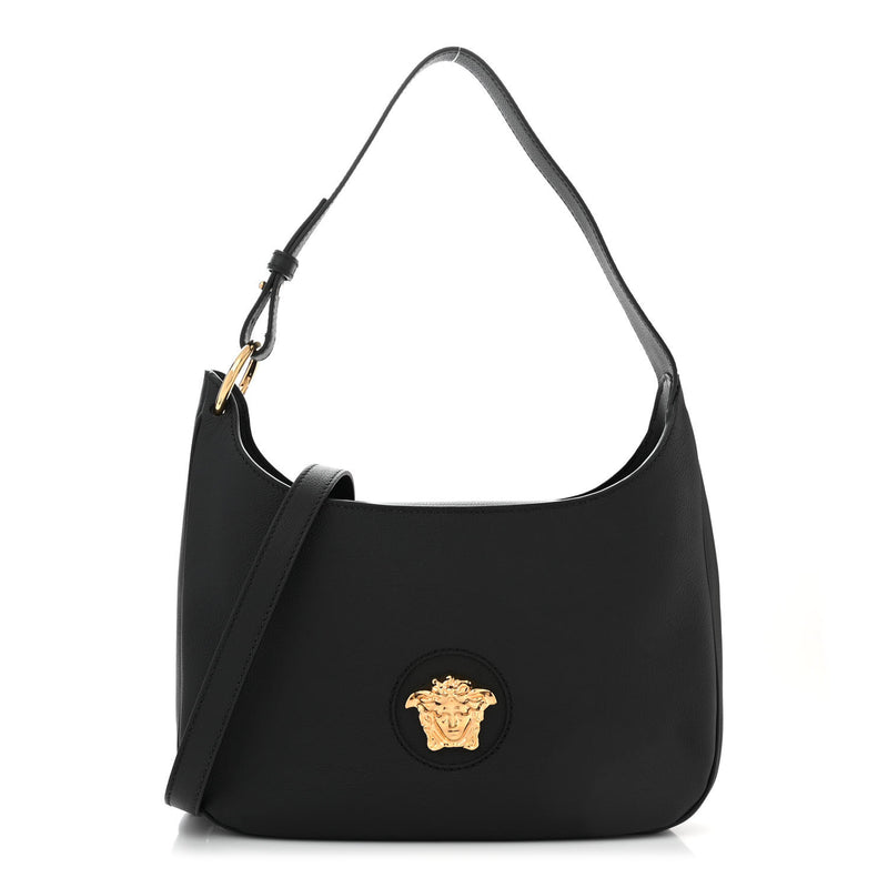 Versace Calfskin La Medusa Medium Hobo