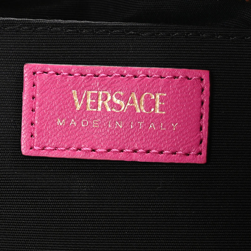 Versace Nappa Quilted Medusa Shoulder