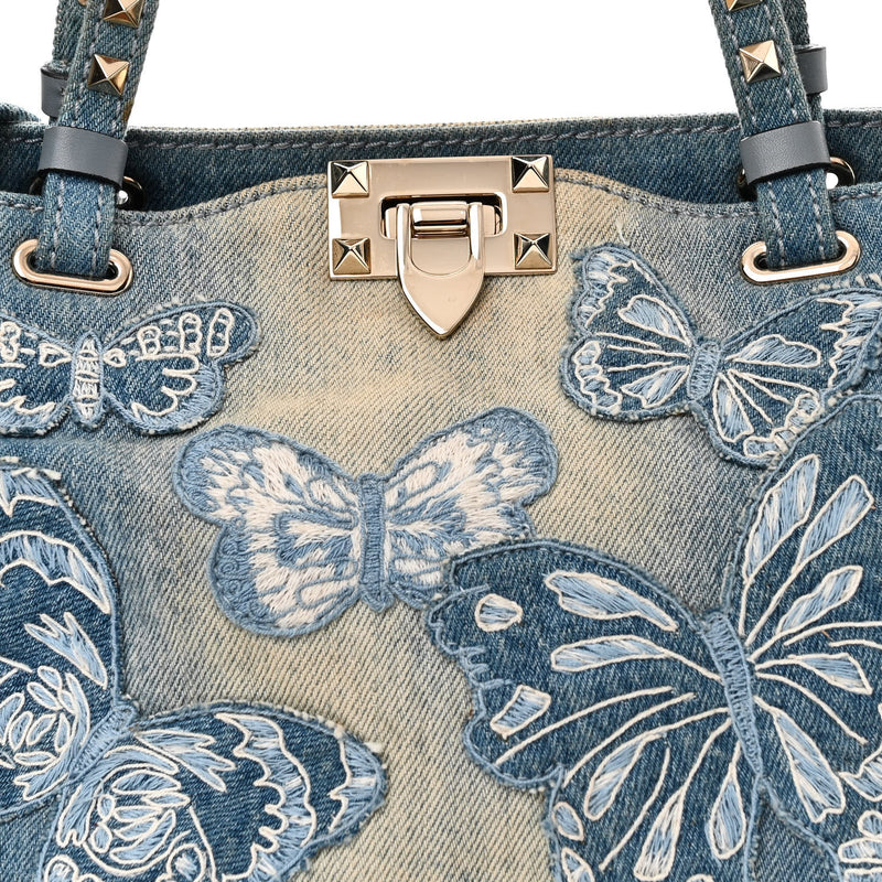 Valentino Garavani Denim Butterfly