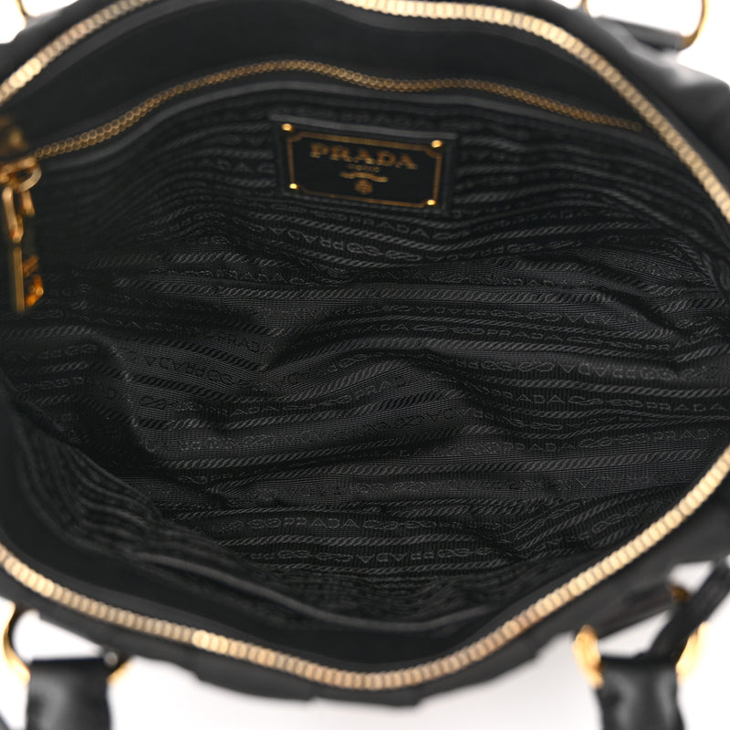 Prada Tessuto Nylon Gaufre Tote Black