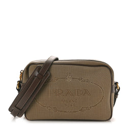 Prada Jacquard Logo Camera Bag Corda