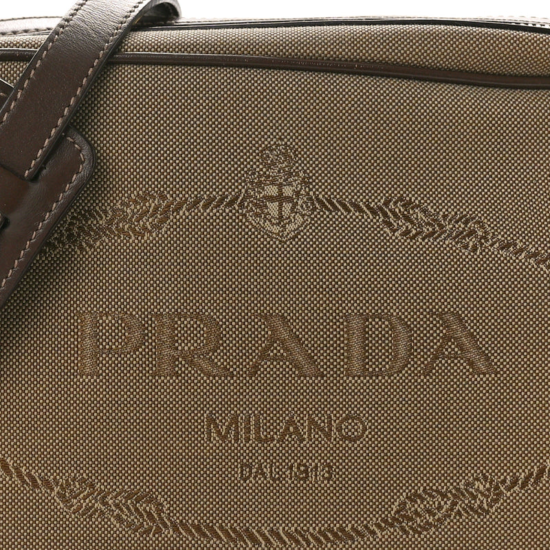 Prada Jacquard Logo Camera Bag Corda