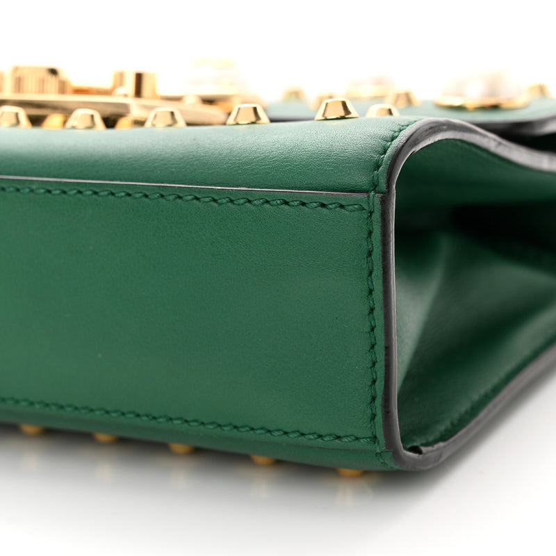 Gucci Calfskin Studded Small Padlock