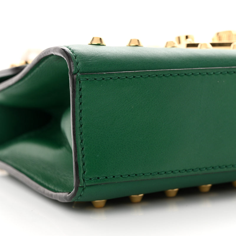 Gucci Calfskin Studded Small Padlock