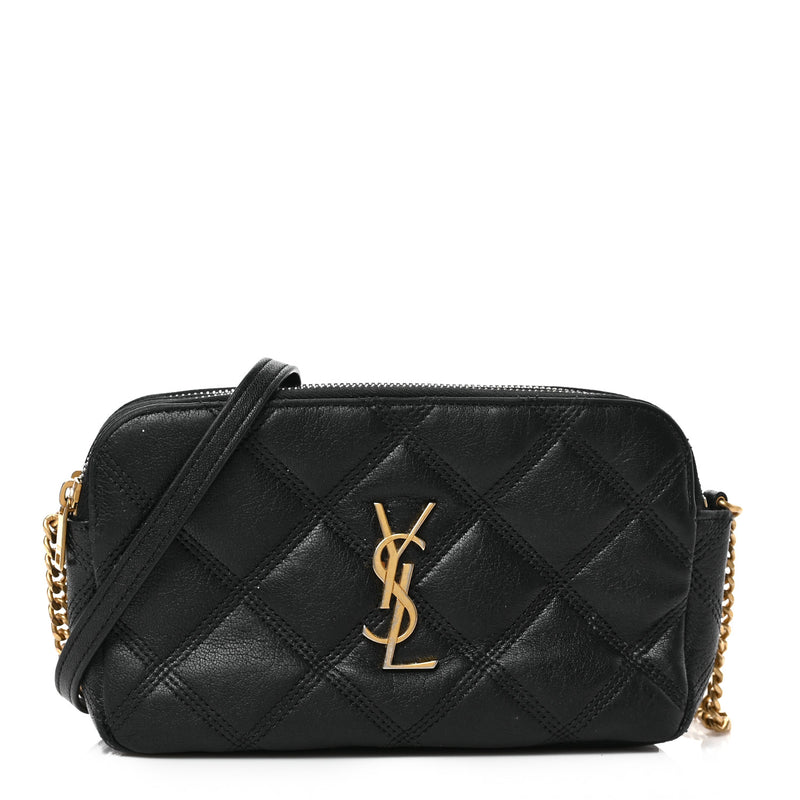 Saint Laurent Grained Lambskin Quilted