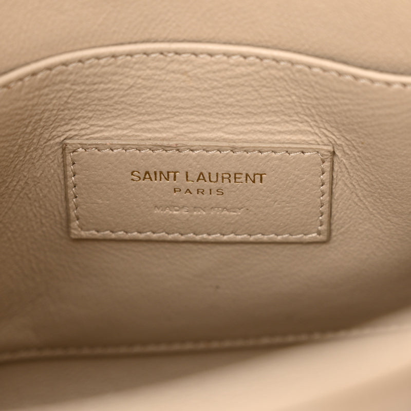 Saint Laurent Smooth Calfskin Canvas