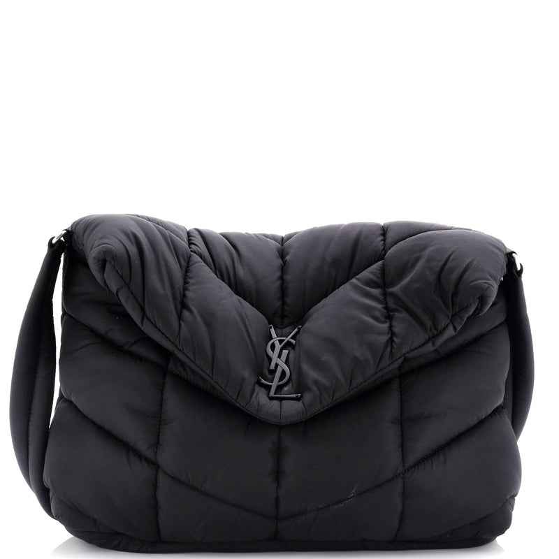 Saint Laurent Loulou Puffer Messenger