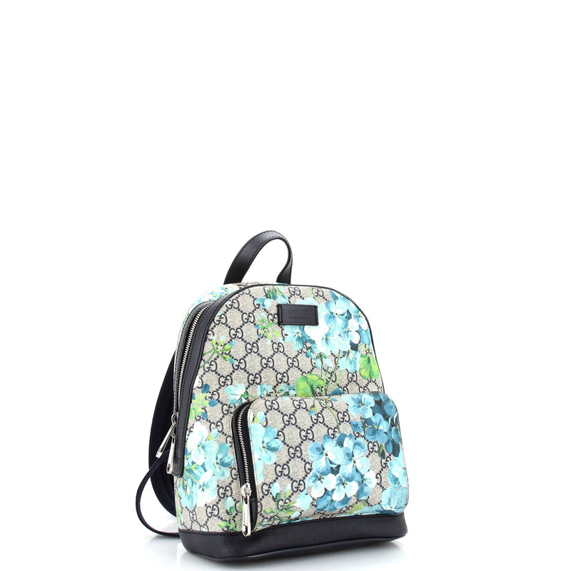 Gucci Zip Pocket Backpack Blooms Print