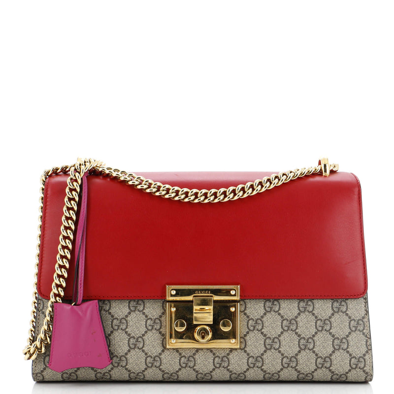 Gucci Padlock Shoulder Bag Gg Coated